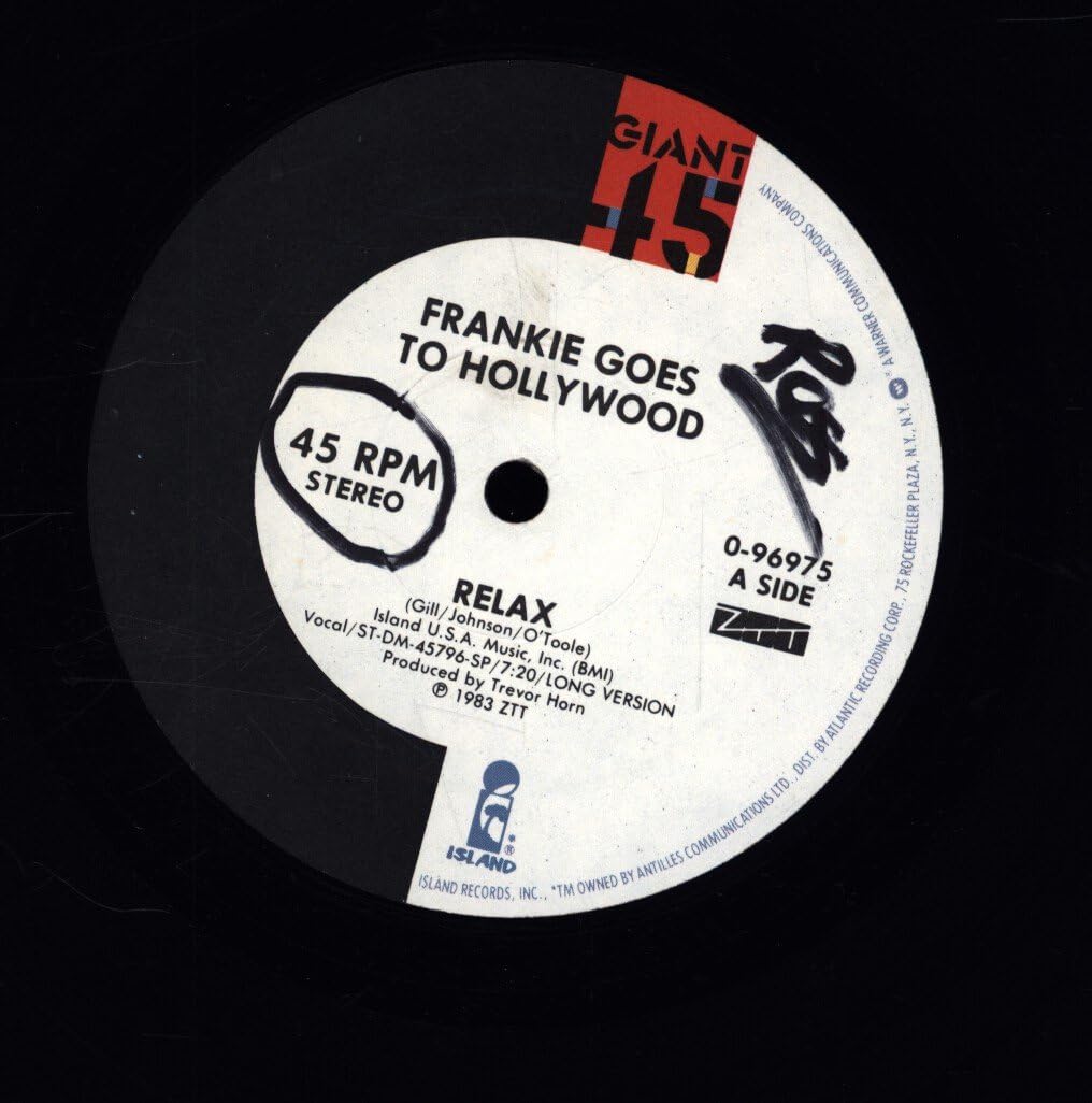 Amazon Co Jp Frankie Goes To Hollywood Relax 12 Single 45 Rpm 3 Versions 音楽