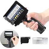 YONAIYOUN Handheld Inkjet Printer with 4.3 Inch HD Touch Screen, Portable Inkjet Printer with Quick-Drying Ink Cartridge Compatible (Support 100 Languages)