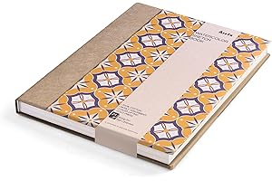 Arrtx Watercolor Sketchbook, A5 8.3 x 5.9 Inch 100% Cotton Cold Press, 300gsm/140lb, Acid-Free, Double-Sided Textured Surface