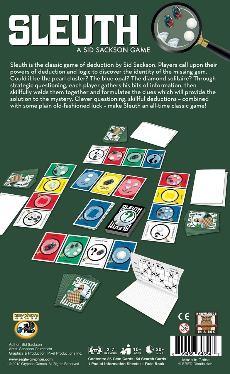 Amazon グリフォンゲーム Gryphon Games Sleuth Card Game n 並行輸入品 カードゲーム トランプ おもちゃ