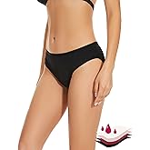 OVRUNS Period Swimwear Bikini Menstrual Leakproof Swim Bottoms Waterproof UV 50+ Light Flow for Teens Girls Women