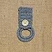 Crochet Hanging Kitchen Dish Towel Holder (Grey)