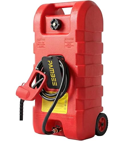 Amazon.com: Zstar 15 Gallon Fuel Caddy, Portable Gas Tank with