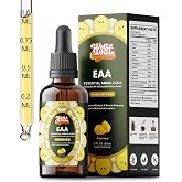 Well&amp;Whole Essential Amino Acids Liquid Drops, EAA Supplement for Recovery | All 9 EAAs | Fast-Absorbing Liquid | Muscle Recovery | Workout Support | Easy Daily Drops