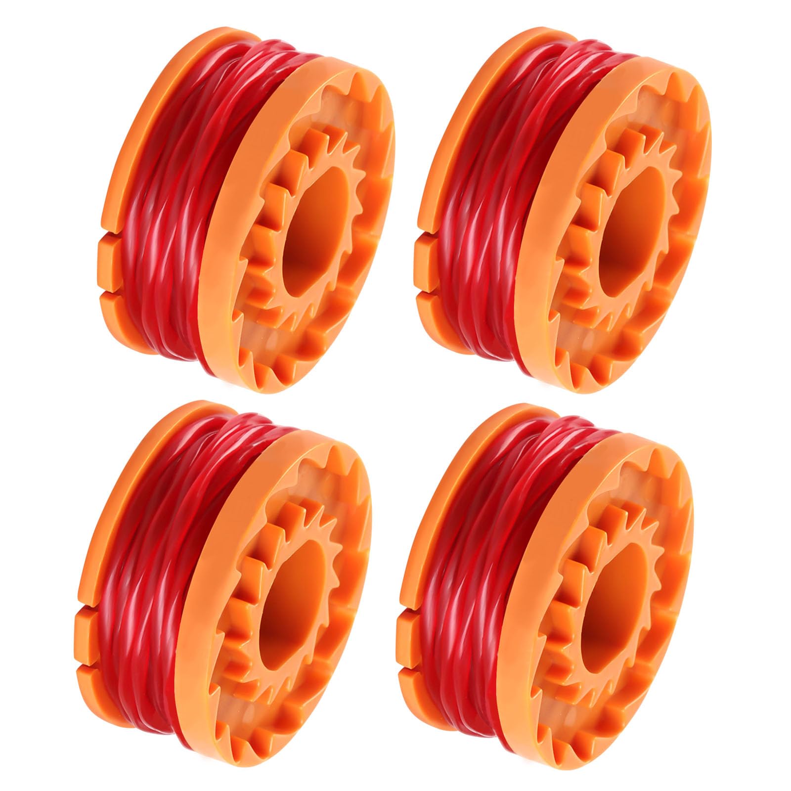 MUNSKT Strimmer Spool Lawn Mower Strimmer Spool Grass Trimmer Spool Replacement Trimmer Spool Lawn Mower Line Replacement（4 Pcs ）