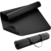 KEEP Extra Thick NBR Yoga Mat for Women &amp; Men, 10mm Thick, 72&rdquo;x32&rdquo; Large Exercise Mat with Non-Slip Workout Mat for Yoga, Pilates, Stretching, Meditation &ndash; Wide &amp; Cushioned Fitness Mat