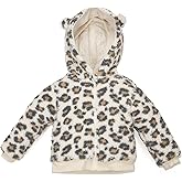 Minicoco Baby Girl Fleece Jacket Coat - Soft, Warm & Cozy Fleece Winter Fall Jacket for Girls 3M-2T
