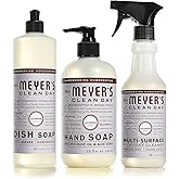 Mrs. MEYER'S CLEAN DAY Kitchen Basics Set, Includes: Multi-Surface Cleaner, Hand Soap, Dish Soap, Lavender Scent, 3 Count Pack