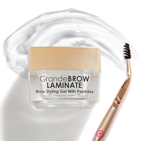 GRANDE COSMETICS BROW LAMINATION GEL | DIY EYEBROW LAMINATION | SHAPES, SCULPTS & SETS WITH 12-HOUR HOLD | CONDITIONS & NOURISHES FOR HEALTHIER LOOKING BROWS