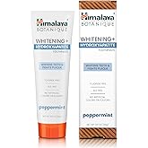 Himalaya Botanique Whitening + Hydroxyapatite Toothpaste, Peppermint - Nano Hydroxyapatite to Support Remineralization and Restore Enamel, Appropriate for Sensitive Teeth - Vegan, Gluten Free, 4 oz