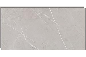 Dumawall+ Waterproof Wall Tiles, Easy-to-Install, Tongue & Groove System, UV Resistant, Strong & Durable | No Grouting, Cut with Hand Tools, Lisbon Polished Marble (10 Pack)