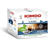 Kimbo Capri Single Served Espresso Coffee Pods | Product of Naples, Italy | Medium Roast Intense (1 Count (Pack of 50), Espresso)