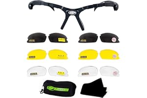 SSP EYEWEAR First Responder's Choice! Tactical Shooting Glasses for Front Sight Focus 99% of Inaccuracy Occurs When You Can’t See Your Sights. Maintains a Natural Shooting Stance. Top Focal® Anti-Fog, ANSI Z87.1+