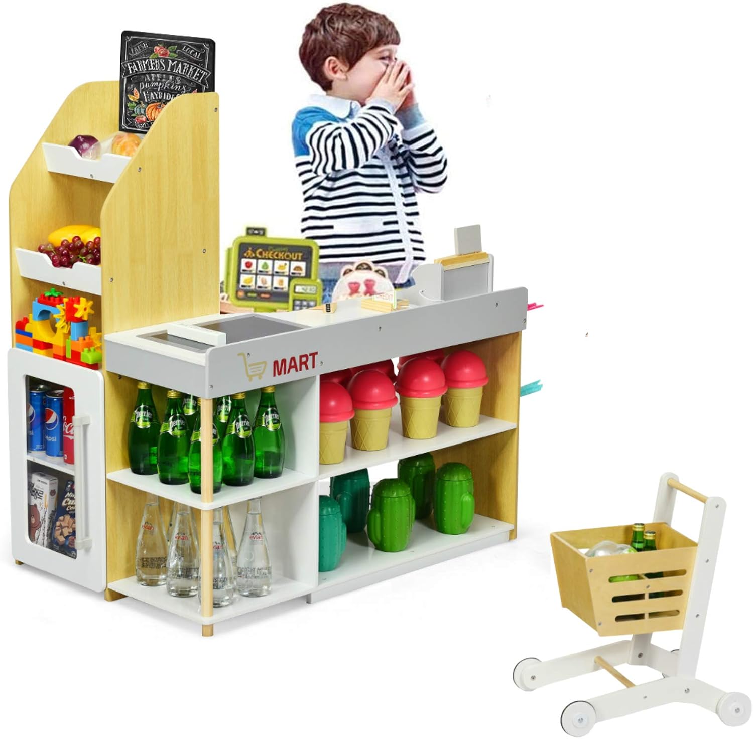 grocery store checkout counter toy