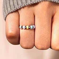 STORYJEWELLERY Fidget Rings for Women, Anxiety Ring