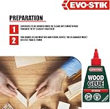 EVO-STIK Wood Glue 250ml Interior Extra Strong Fast Setting Clear Drying view 6