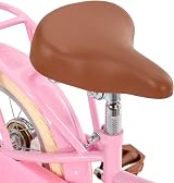 STITCH MANCHI 12 Inch Kids Bike with Basket Stabiliser Pink Girls 3-4 view 9