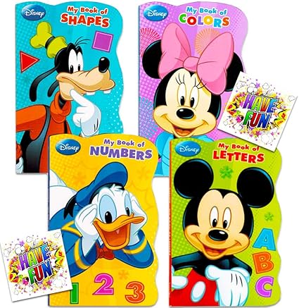 Amazon Com Disney Mickey Mouse My First Books Set Of 4