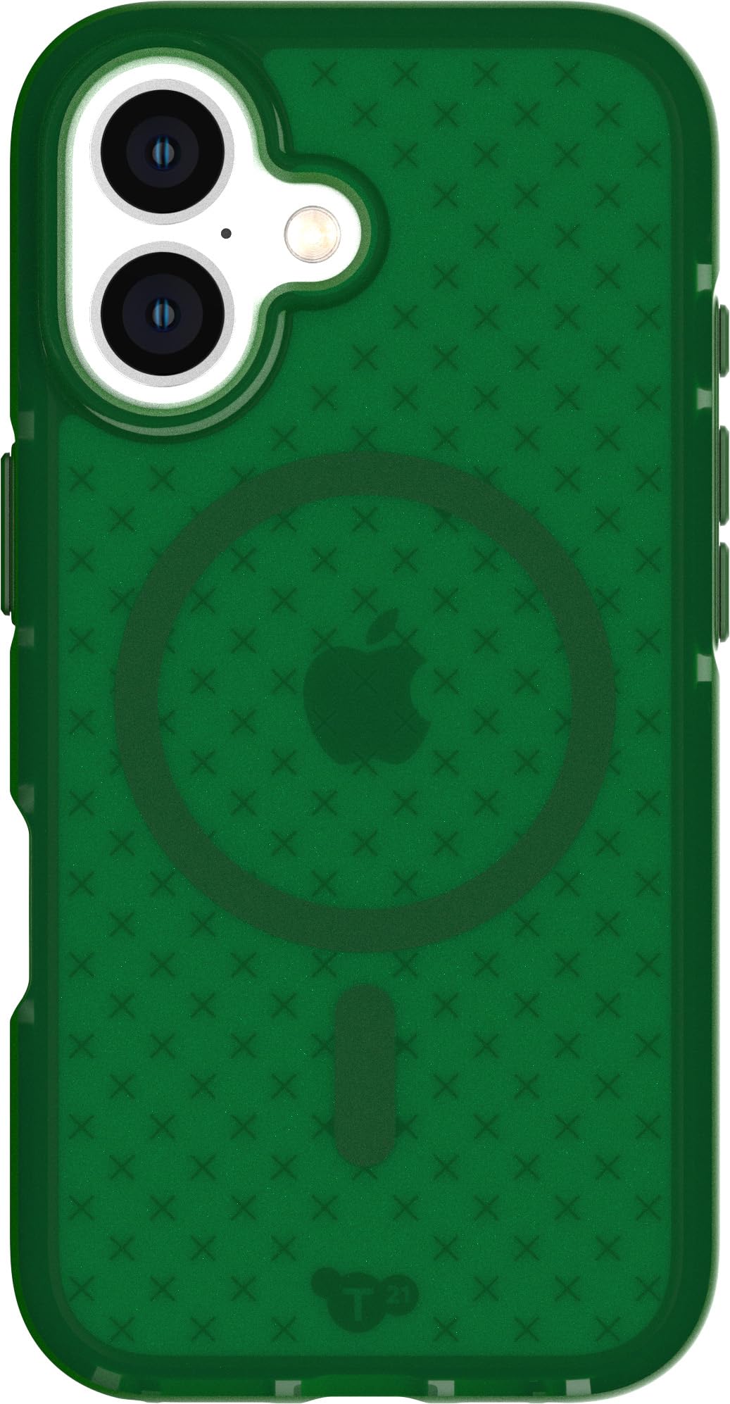 Tech21 EvoCheck for iPhone 16 Compatible with MagSafe - Impact Protection Case - in Forest Green