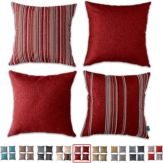 Amazon Com Hpuk Decorative Pillow Covers Set Of 4 17 X 17 Couch