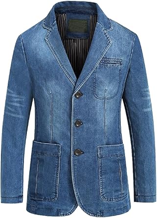 denim jeans and blazer