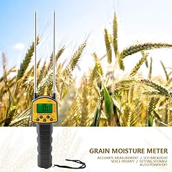 Portable Hay Meter, Digital LCD Grain Meter for