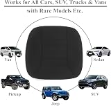 kingphenix Car Seat Cushion 1.2 Inch Memory Foam Black view 5