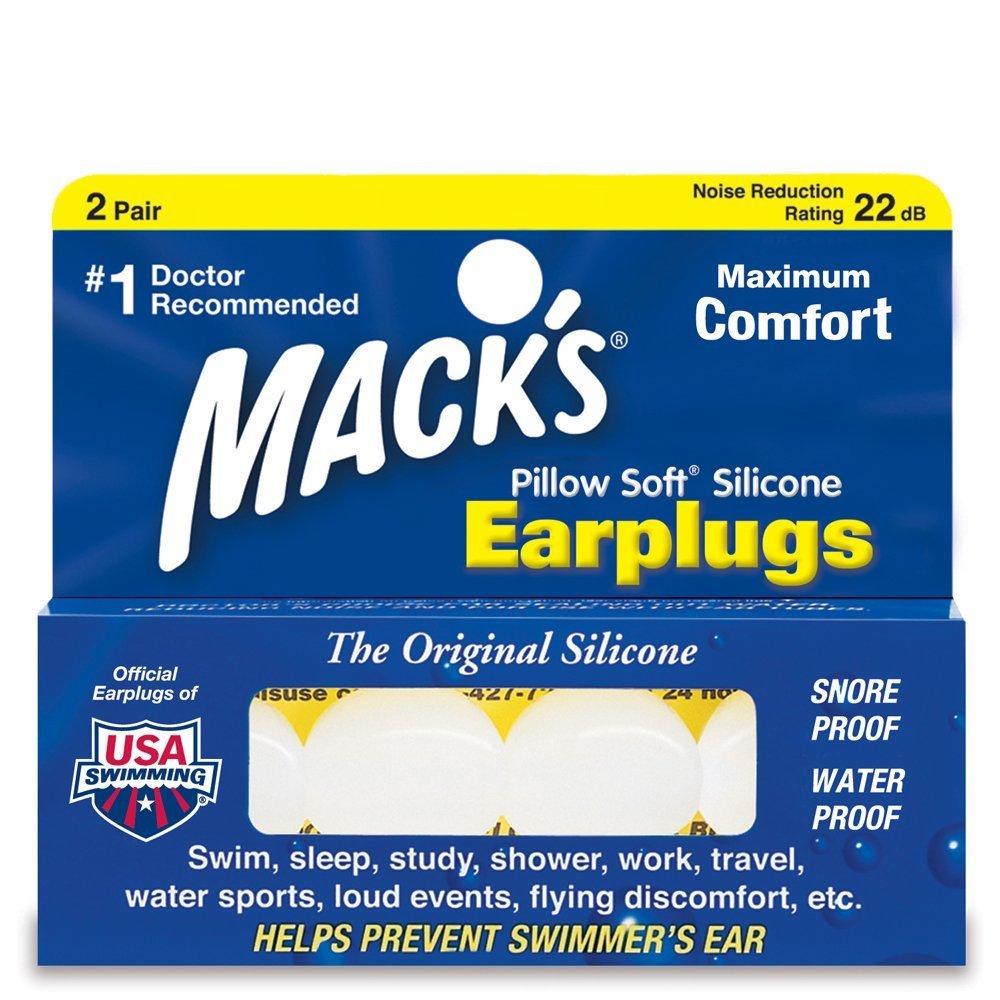 Macks Pillow Soft Ear Plugs White