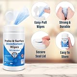 Thermometer World Antibacterial Wipes 3 x 200 Alcohol Wipes 12x13cm view 4