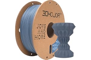 3DHoJor Matte PLA Filament 1.75mm, Upgrade Matte PLA Roll 1kg Cardboard Spool (2.2lbs), Dimensional Accuracy +/- 0.03 mm (Matte Grey)