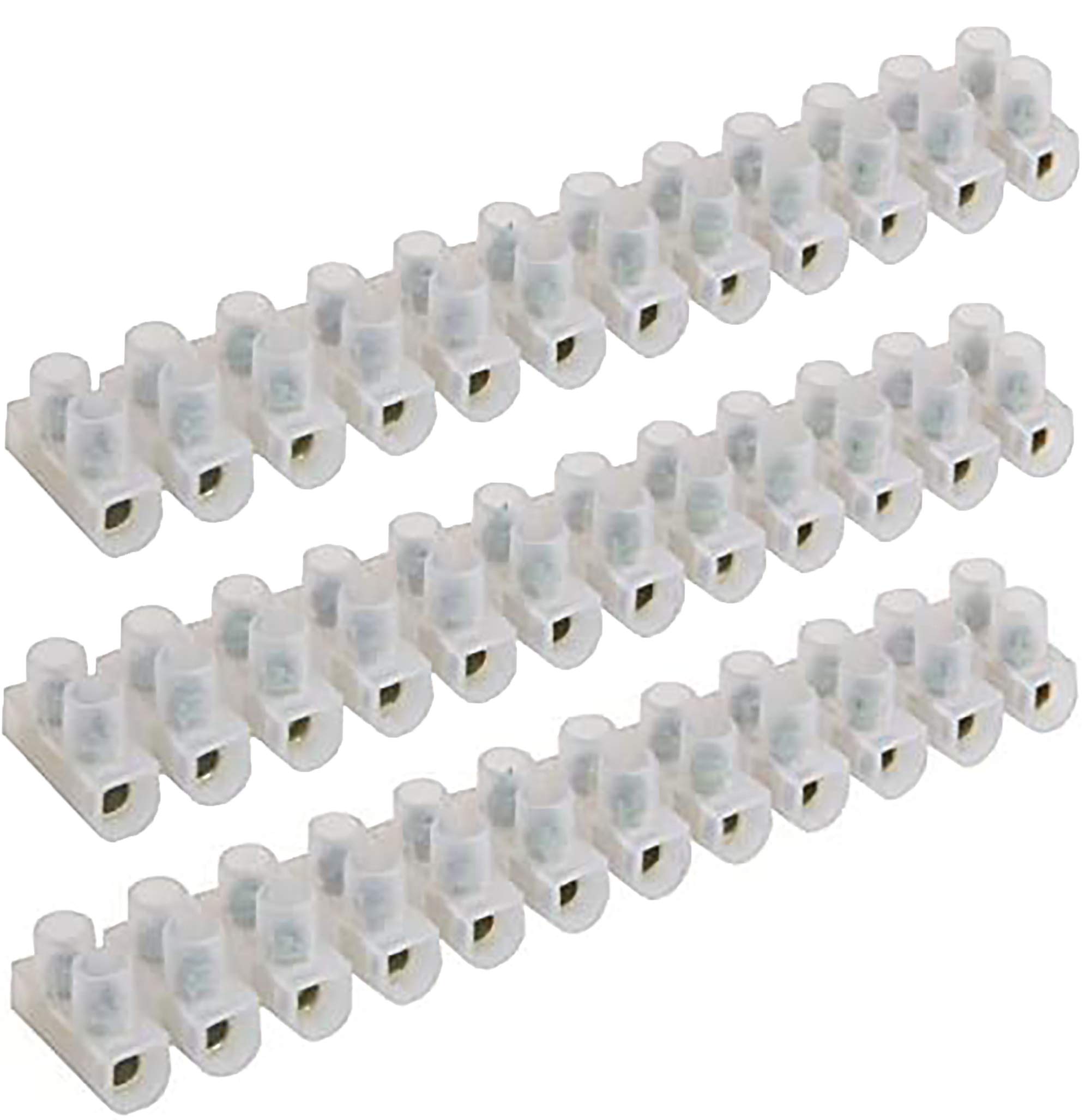 Sucre Auxiliary ® 24 A 450 VAC- 3 Packs of 12 Way Electrical Connectors Wire Block Terminal Cable Copper (3)