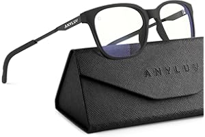 ANYLUV Blue Light Glasses for Men, Computer Gaming Glasses men, Stylish Anti Eyestrain Blue Light Blocking Glasses Men