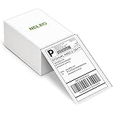 Nelko 4x6 Thermal Labels Fanfold, 500 Shipping Labels for Label Printer | Commercial Grade, No BPA or BPS, Print Clear and Sharp, Direct Thermal Shipping Labels Compatible with Thermal Printer
