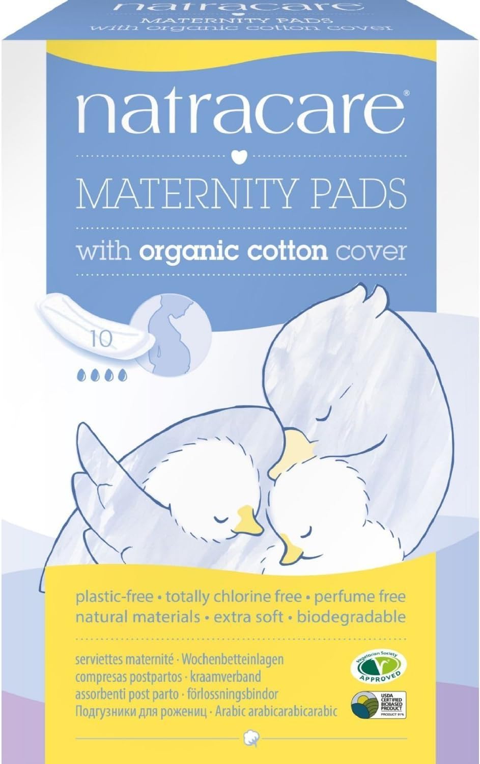 Natracare Natural Maternity Pads 10 Pack Bundle 2 x 5
