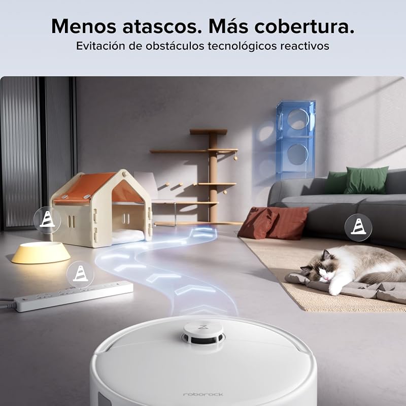 Qrevo 2 Pro Set Extreme Suction Robot Aspirador 25000 Pa, branco