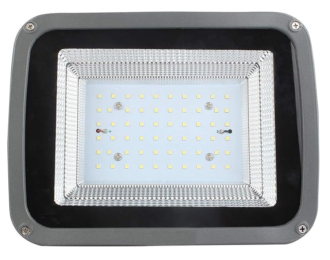 100 LED Watt Ultra Thin Heavy IP6667 Metal Body Ip65 Led Flood Outdoor Light Cold White SMD Bulb 240V,White - Pack of 1
