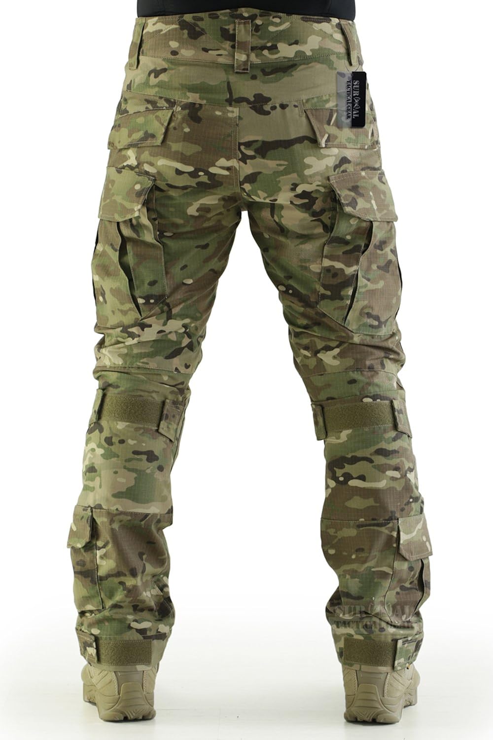 ZAPT Tactical Pants with Knee Pads Airsoft Camping Hiking Hunting BDU Ripstop Combat Pants 13 Kinds Army Camo Uniform Military Trousers : Sports & Outdoors