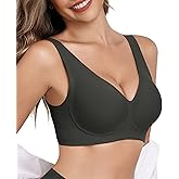 Avidlove Wireless Bras for Women Seamless Comfortable Jelly Bra Full Coverage Support Bralette Everyday Bras