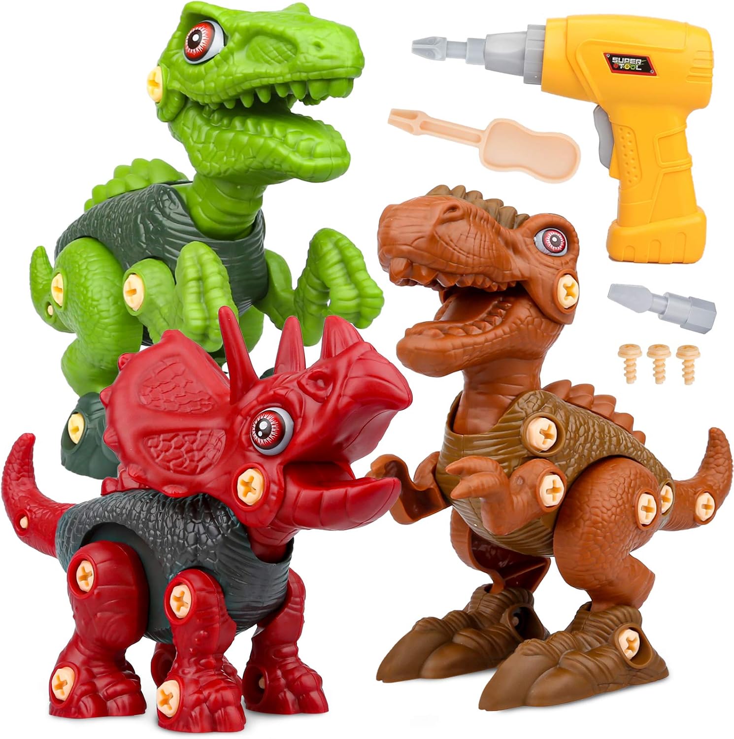 Vanplay Take Apart Dinosaur Toys with 