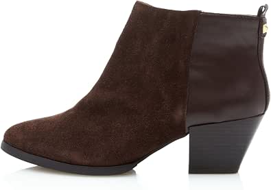 Cortefiel Combinado, Botines Mujer, Marrón Oscuro, EU 37 : Amazon.es:  Zapatos y complementos