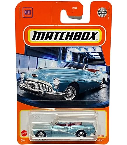 Amazon.com: Matchbox 1953 Buicks Skylark (Glacier Blue) 15/100