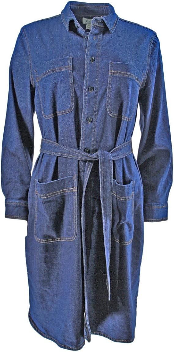 j crew denim shirtdress