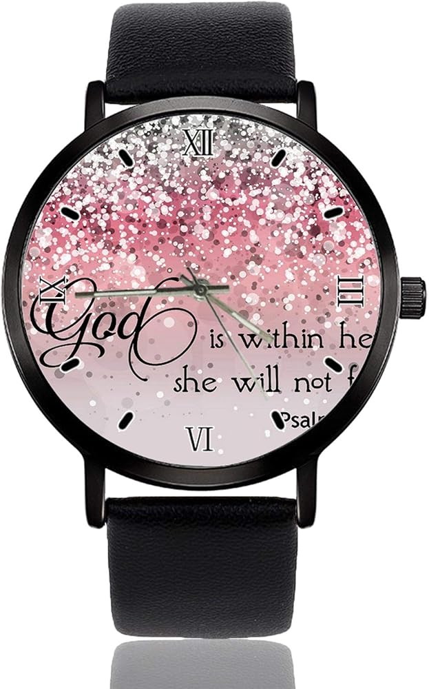 God is Within HerShe Will Not Fall Reloj de Pulsera para ...