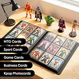 ZENO 9 Pocket Card Binder 360 Capacity Side-Loading PP Durable Orange view 4