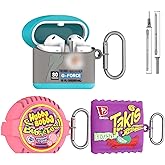 [3Pack] for Samsung Galaxy Buds 3 Pro/Galaxy Buds 3 Case Cover,3D Funny Drink Bottle/Bubble Gum/Purple Potato Silicone Cover for Galaxy Buds 3 Pro / 3,with Keychain & Cleaner Kit