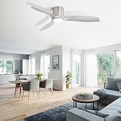 Sofucor 52 Inch Low Profile Ceiling Fans with