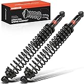 A-Premium Rear Load Adjusting Shock Absorbers w/Coil Springs, Set of 2 | Compatible with [RWD] Ford F-150 1980-1996, F-250, F-350, F-100, Ranger, Bronco &amp; Mazda B2300, B2500, B3000, B4000