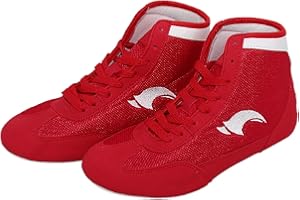 Kids Wrestling Shoes Boys Girls Boxing Shoes High Top Wrestling Training Shoes Boots Competition Fitness Sneakers