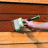 Ronseal CLEAR Fence Life Brush 37076 for Fence Coatings Wide Head Comfort Handle view 4