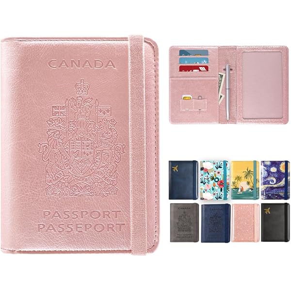 Ensemble porte-passeport et étiquette de bagage, étui de